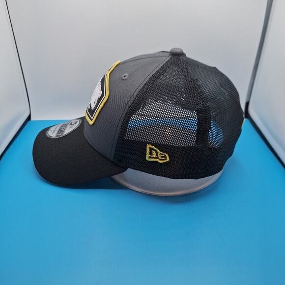 New Orleans Saints Hat M/L Cap Stretch Draft Logo Mesh Back New Era NFL - Picture 3 of 7